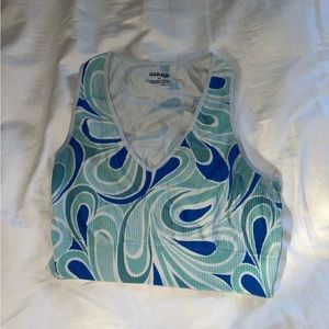 Garage Ribbed Tank Top